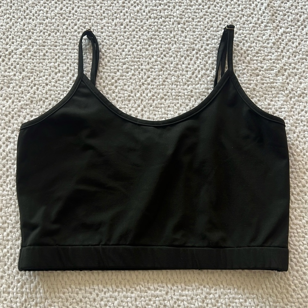 POL Women’s Black Sports Bra NWOT